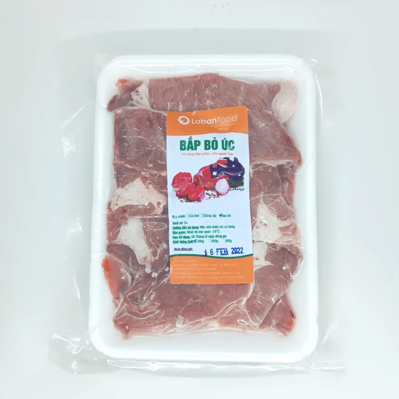 Bắp bò Úc bào lát