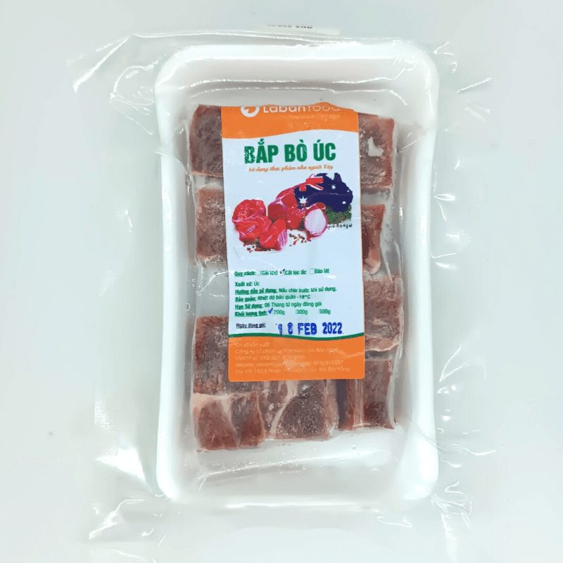 Bắp bò ÚC cắt lúc lắc