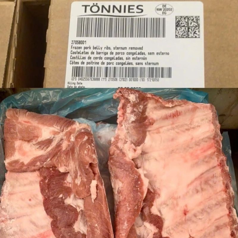 Sườn bẹ heo Tonnies (Đức) 