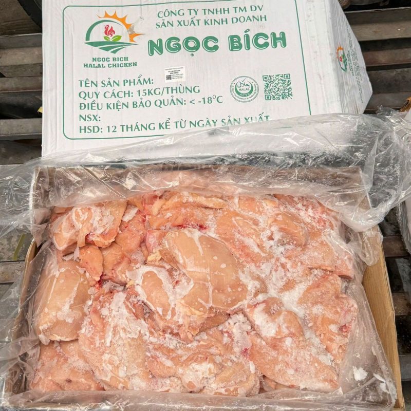 ức gà phi lê không da