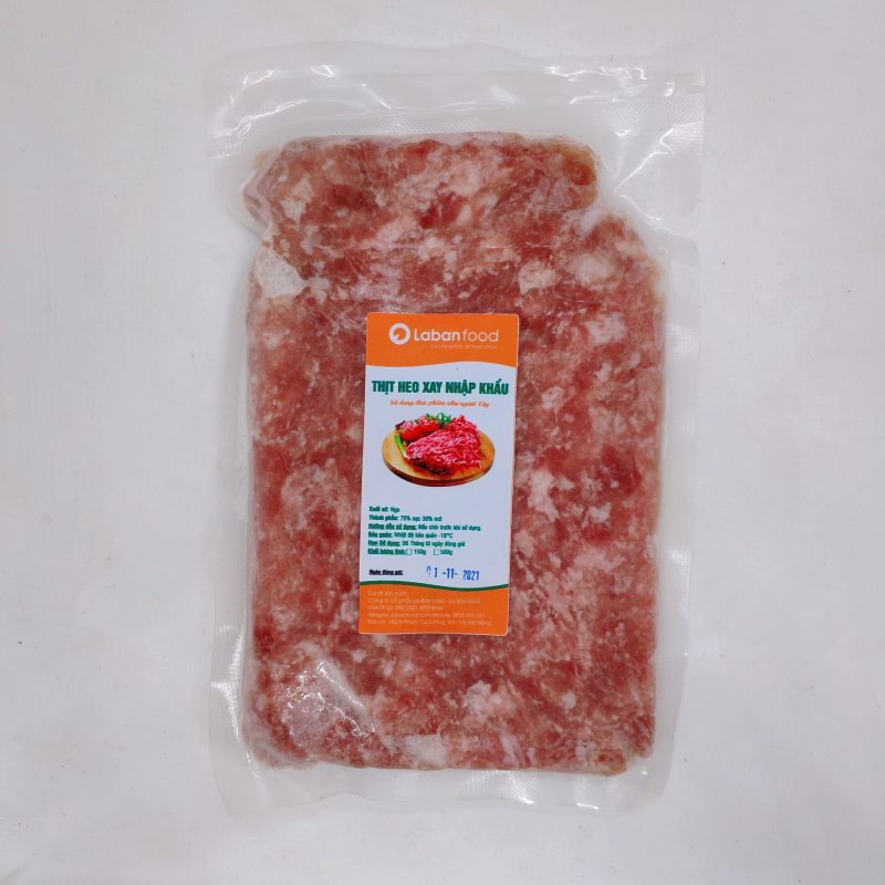 thịt heo xay nhập khẩu