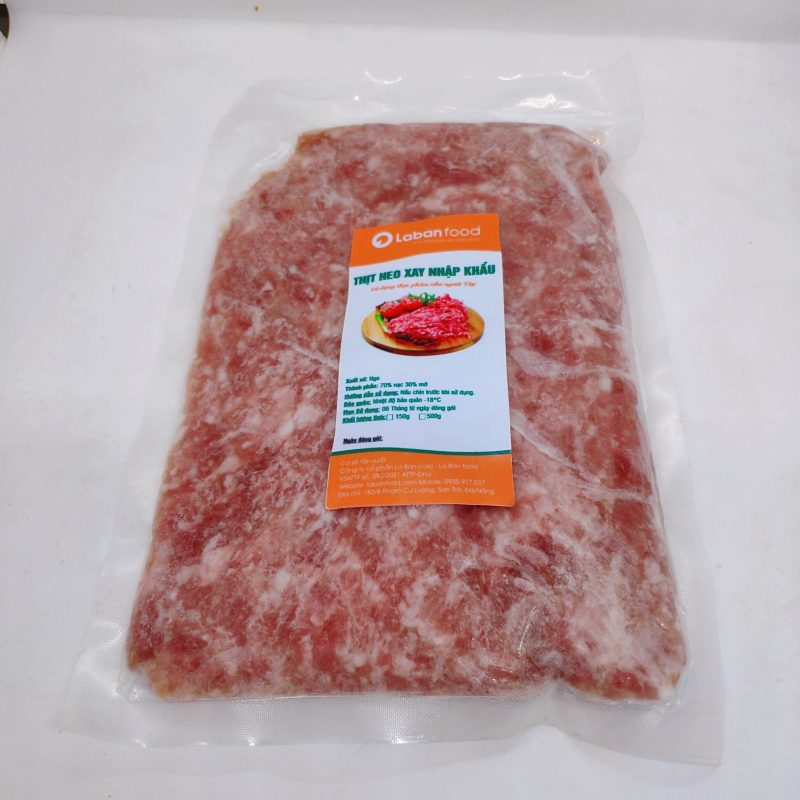 thịt heo xay nhập khẩu