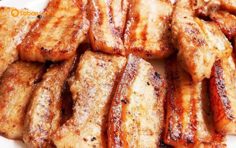 món ngon thịt ba chỉ heo nướng thơm dậy mùi