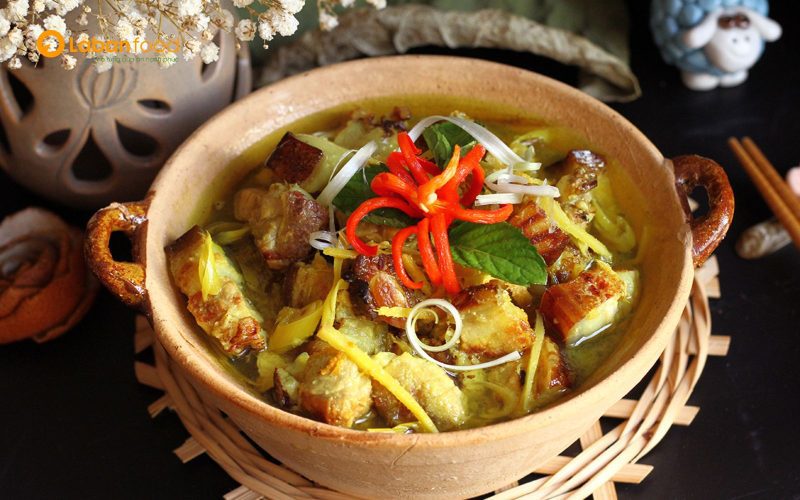 món ngon thịt ba chỉ giả cầy mang đậm hương vị Bắc Bộ