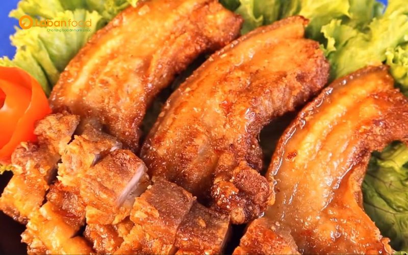 Món ngon ba chỉ thịt ba chỉ chiên mắm