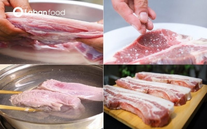 Cách sơ chế thịt ba chỉ & khử mùi hôi triệt để