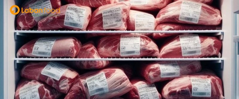 Bảo quản thịt heo nhập khẩu trong tủ đông