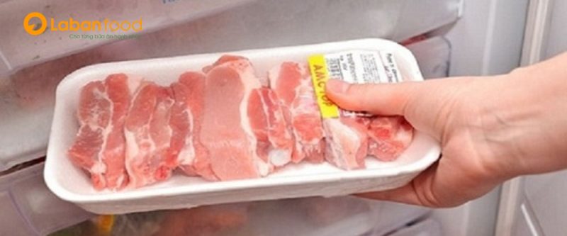 Bảo quản thịt heo VietGAP trong tủ lạnh
