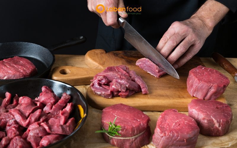 Các phần thịt của bò: Thăn ngoại