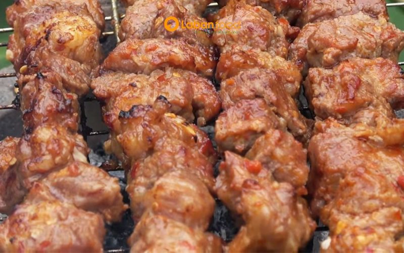 Gù bò nướng sả ớt