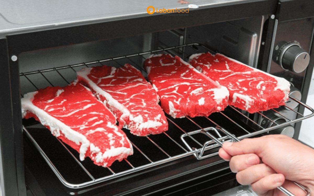 cách rã đông thịt heo