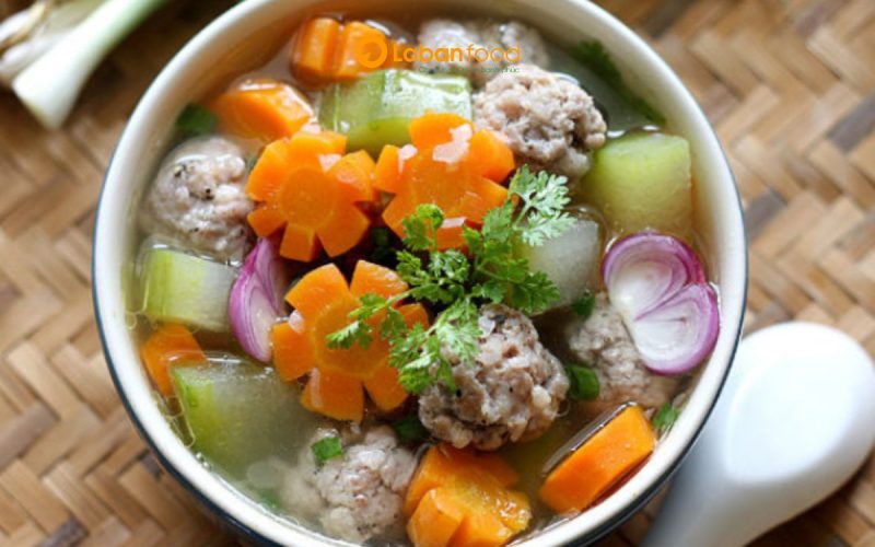 bò xay nấu canh gì