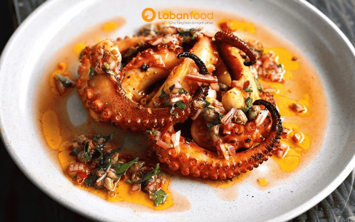 cách chế biến râu bạch tuộc đông lạnh