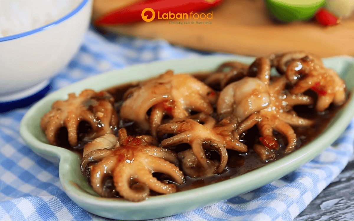 râu bạch tuộc đông lạnh làm gì ngon