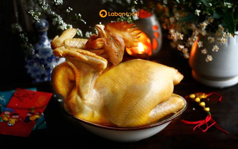 cách luộc gà cúng