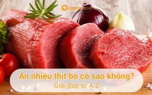 ăn nhiều thịt bò có tốt không