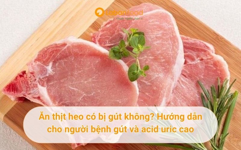 ăn thịt heo có bị gút không