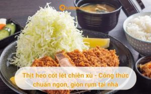 thịt heo cốt lết chiên xù