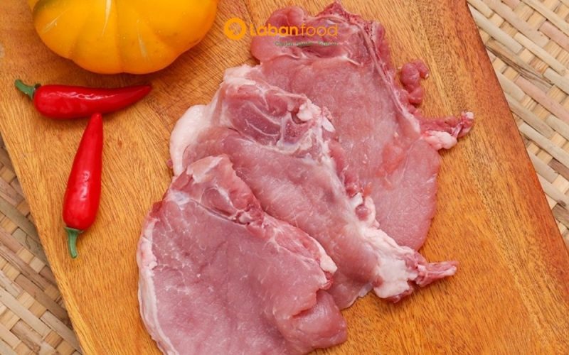 thịt heo cốt lết chiên xù