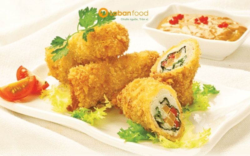 thịt heo cốt lết chiên xù