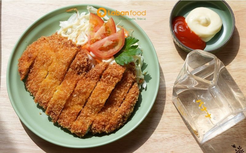 thịt heo cốt lết chiên xù