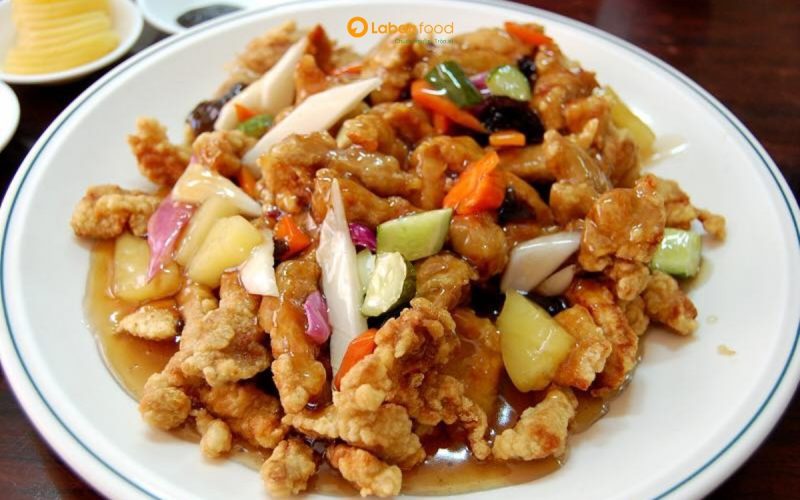 thịt thăn lợn chiên giòn