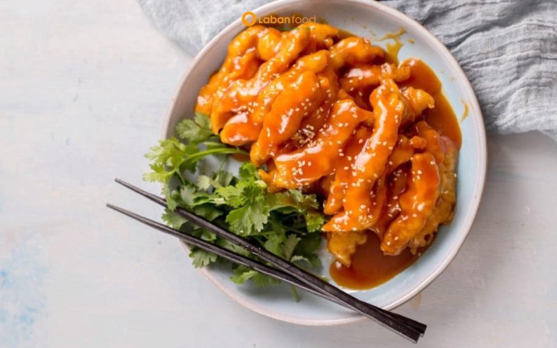 thịt thăn chiên xù