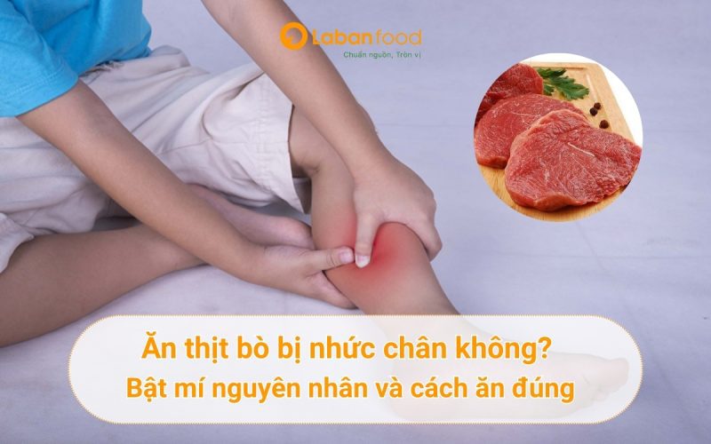 ăn thịt bò bị nhức chân