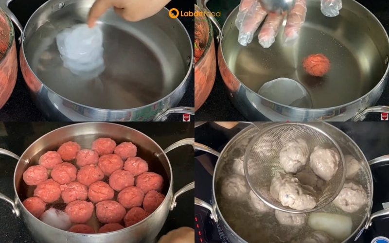 cách làm bò viên bằng thịt xay sẵn