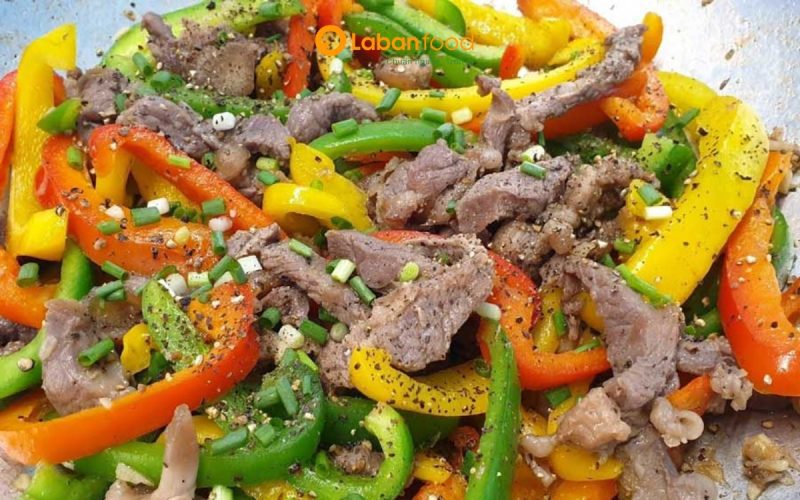 cách xào ba chỉ bò mỹ