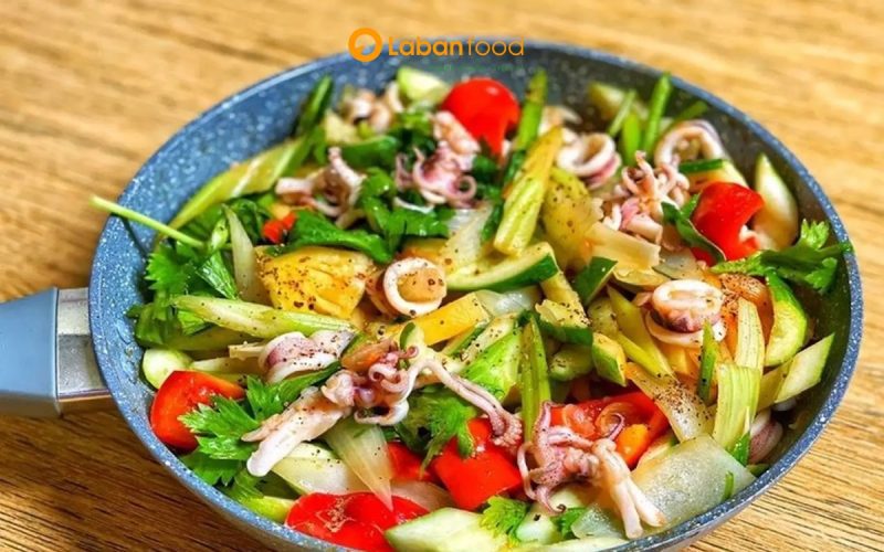 mực nang nút làm món gì ngon