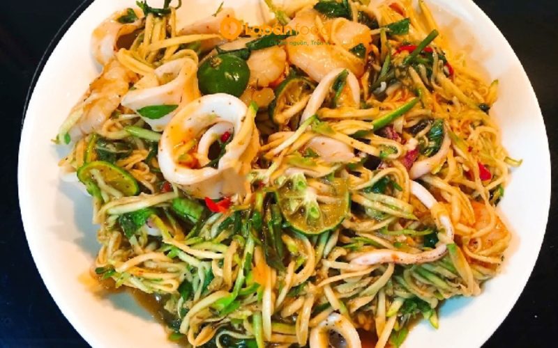 mực nang nút làm món gì ngon