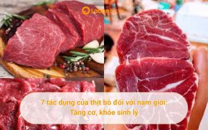 tác dụng của thịt bò đối với nam giới