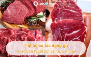 thịt bò có tác dụng gì