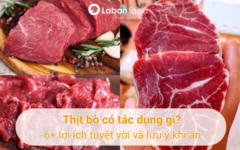 thịt bò có tác dụng gì
