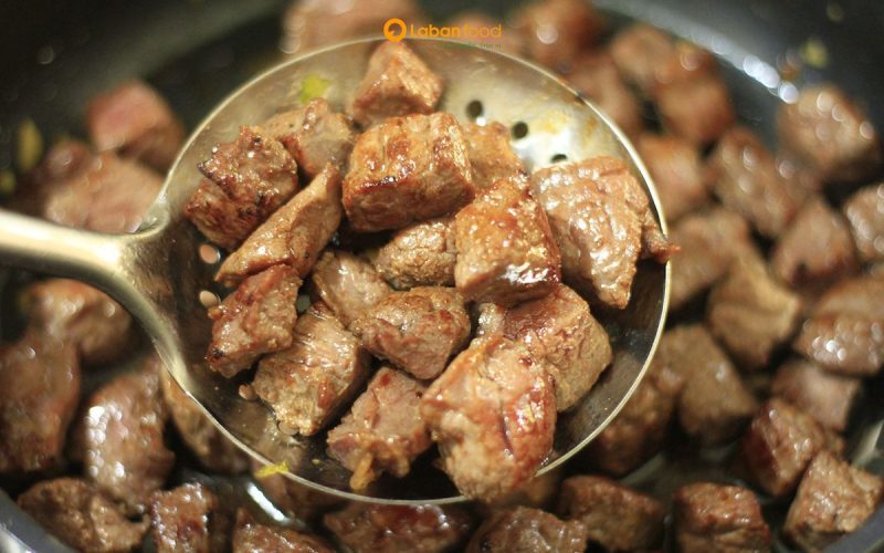 thịt bò lúc lắc ớt chuông