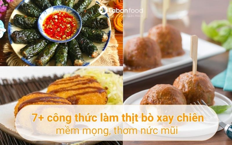 thịt bò xay chiên