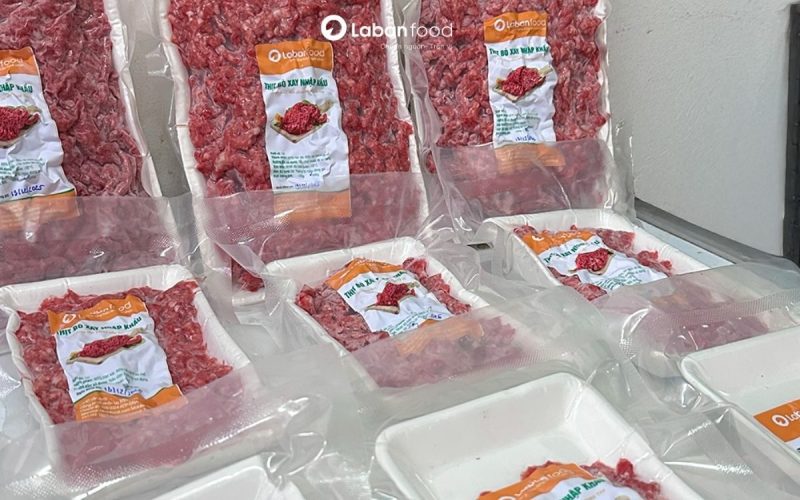 thịt bò xay chiên