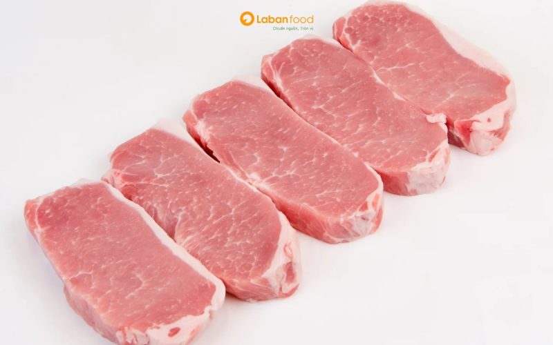 thịt nạc thăn áp chảo