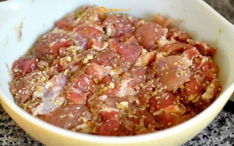 thịt thăn heo nướng