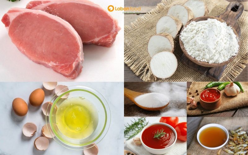  thịt thăn heo xào chua ngọt