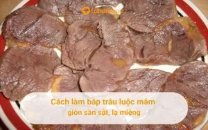 bắp trâu luộc mắm