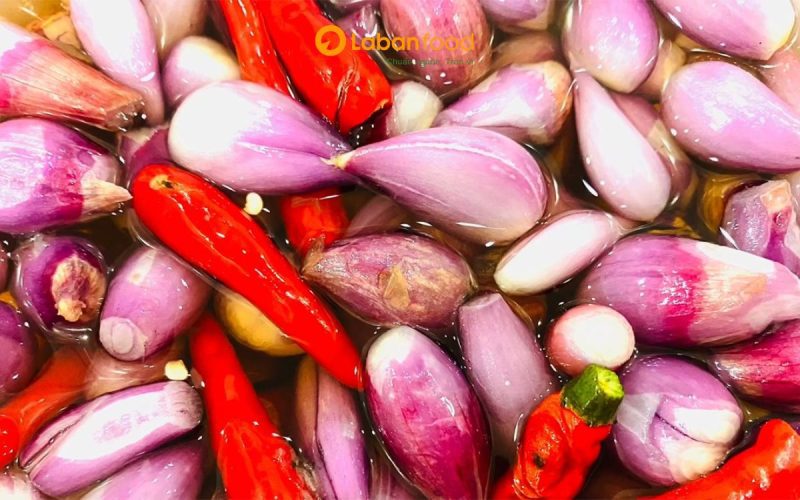 bắp trâu luộc mắm