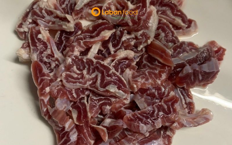 bắp trâu luộc mắm