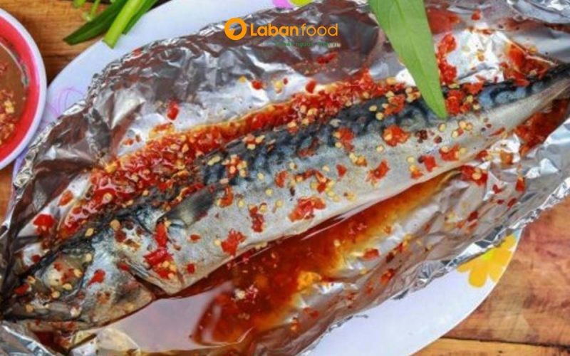 cá nục nướng than hoa