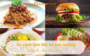 thịt bò xay nướng