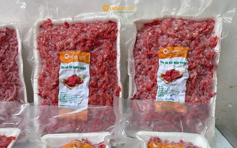 thịt bò xay nướng