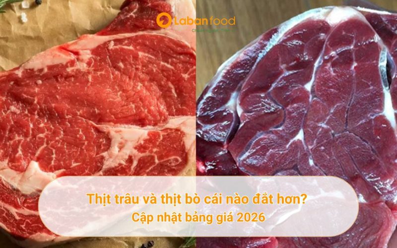 thịt trâu và thịt bò cái nào đắt hơn