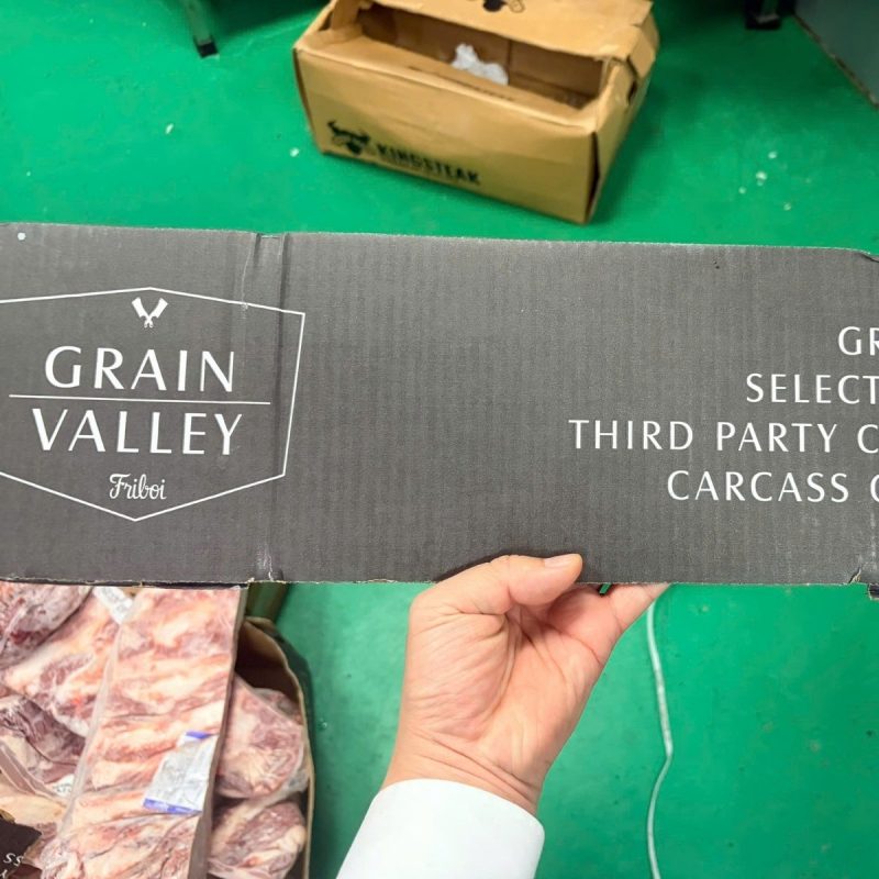 ba chỉ bò Úc Grain Valley