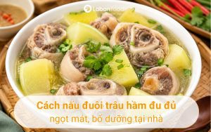 đuôi trâu hầm đu đủ